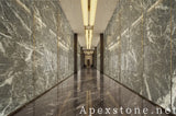 stacked stone grey Marble wall office