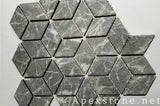 laminate Olivium Grey Marble mosaic tiles