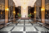 sawn grey Marble wall hotel