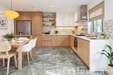 4 inch Olivium Grey Marble tiles