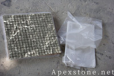 laminate Olivium Grey Marble mosaic tiles
