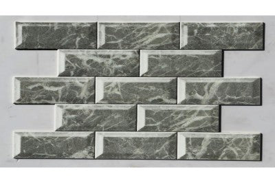 4 inch Olivium Grey Marble tiles