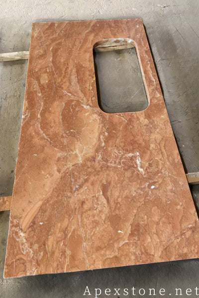3cm Orange Peel Marble island countertops