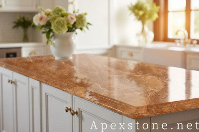 3cm Orange Peel Marble island countertops