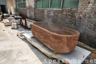 marble top Orange Peel Marble bathtub