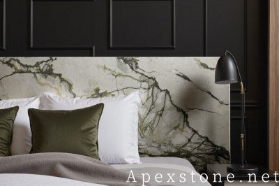 modern white Marble nightstand