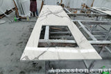 Ogee Oriental Calacatta Marble tops