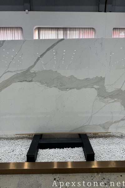 Oriental Calacatta Marble luxury white stone