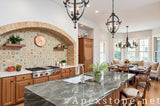 9 foot Oriental Emperador Marble island countertops