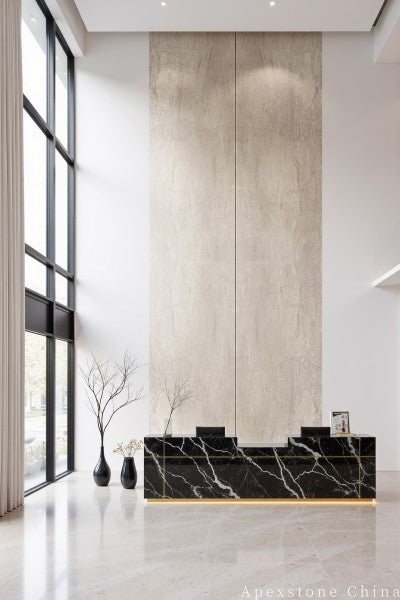 small grey Marble wall mall