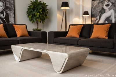 small grey Marble coffee table