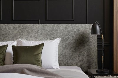 square grey Marble nightstand