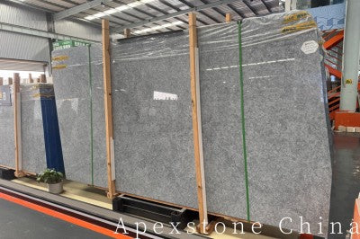 3/4 inch Pandora Ash Grey Marble hearth
