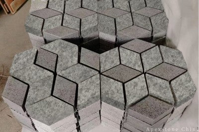 50mm grey Marble slab driveway pavers