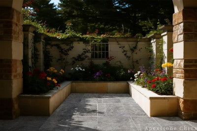 50mm grey Marble paving garden