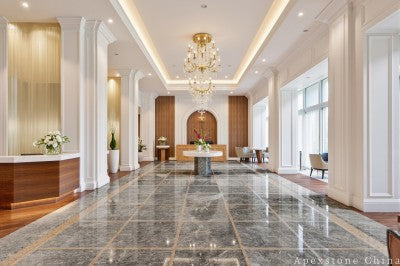 small grey Marble floor lounge