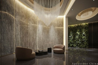 small grey Marble floor lounge