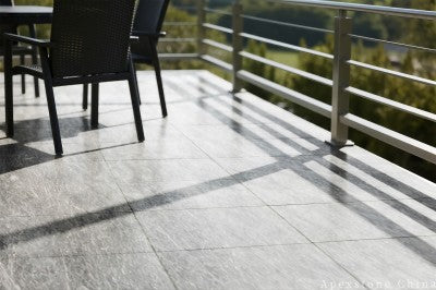 block grey Marble paving slabs
