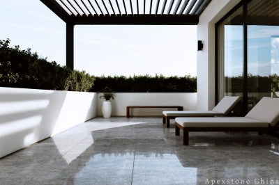 50mm grey Marble paving garden