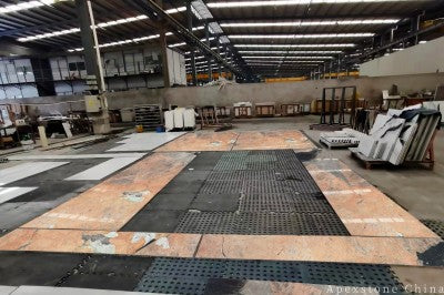 large Pink Pandora Quartzite wall panels