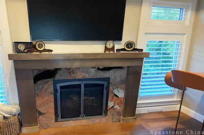 large Pink Pandora Quartzite wall panels