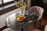 antique black Granite coffee table