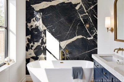 Portor Gold stone black Marble slabs