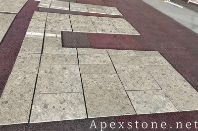 small Portuguese Grey Limestone tiles