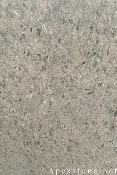 Waterfall Portuguese Grey Limestone island countertops