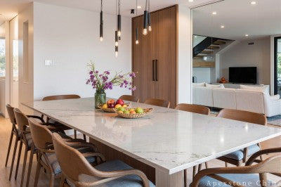 round white Marble dining table