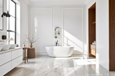 white Marble marble top bathtub shower