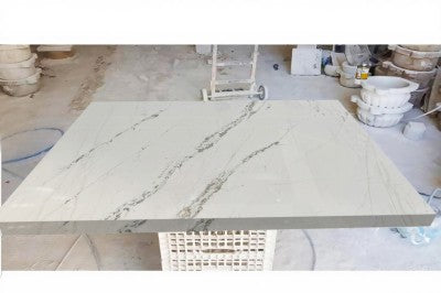 carved white Marble bath trays
