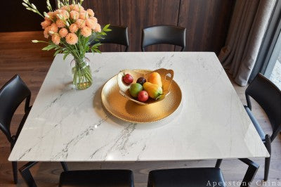 round white Marble dining table