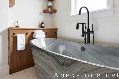 purple Marble marble top bathtub shower