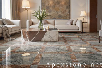 Red sandalwood stone purple Marble slabs