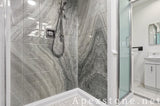 purple Marble marble top bathtub shower
