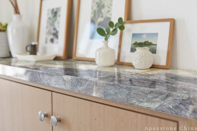 36 in Sky Mist Marble tops