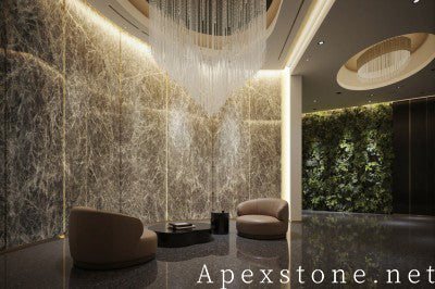 small black Marble floor lounge