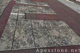 20mm Snow Black Fox Marble tiles