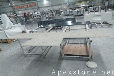 Waterfall Snow Flake Marble tops
