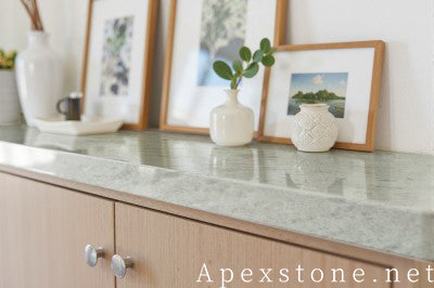 Waterfall Snow Flake Marble tops
