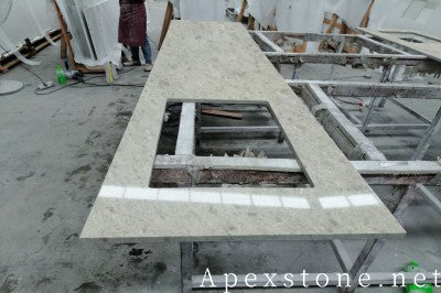 Waterfall Snow Flake Marble tops