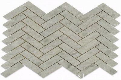 herringbone Snow Flake Marble tiles
