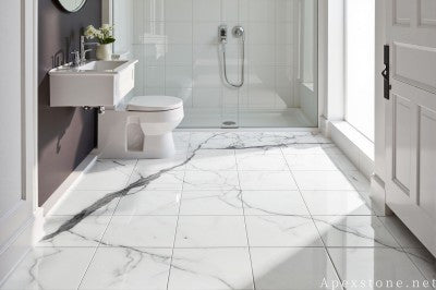 50mm Statuario Venato Marble tiles