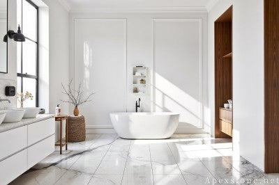 50mm Statuario Venato Marble tiles