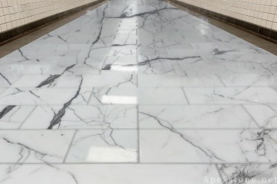 50mm Statuario Venato Marble tiles