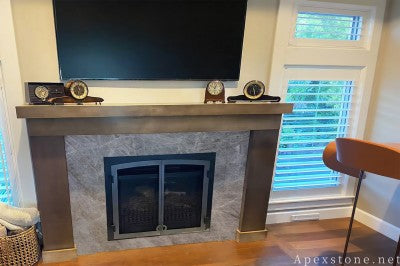 stacked stone Taj Mahal Quartzite wall panels