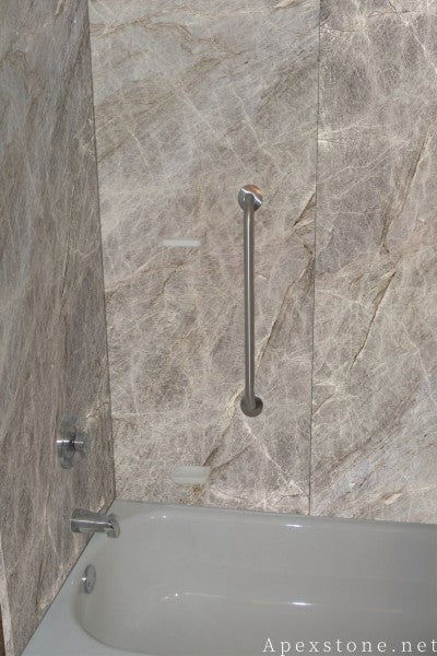 stacked stone Taj Mahal Quartzite wall panels