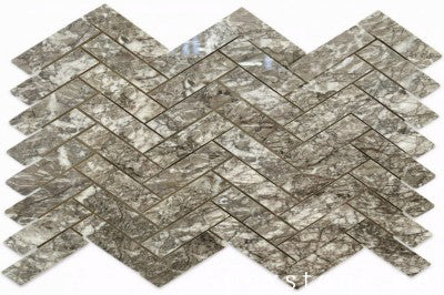 hex Temple Gray Marble tiles