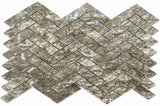 smooth Temple Gray Marble mosaic tiles
